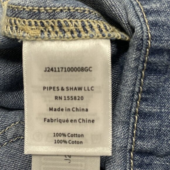 Veronica Beard Warren Denim Mini Dress • Size 14 • Blue - Picture 5 of 8